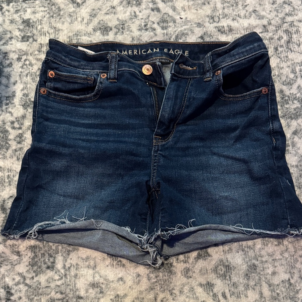 American Eagle Outfitters Dark Blue Jean Shorts